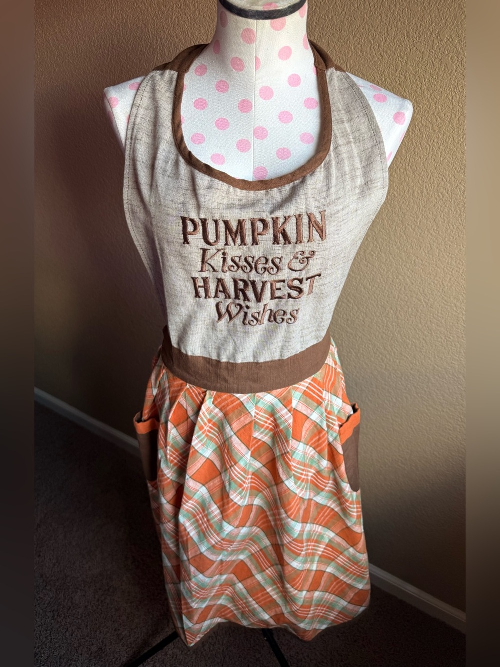 Burton + Burton “Pumpkin Kisses & Harvest Wishes” Apron